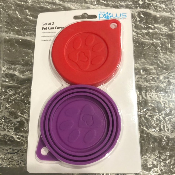 Blue Paws set of 2 Pets can Covers - Picture 1 of 4